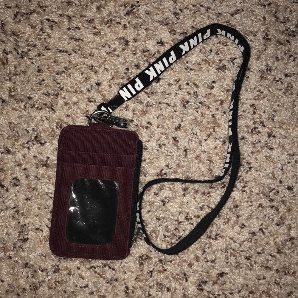 Pink / Victoria secret lanyard